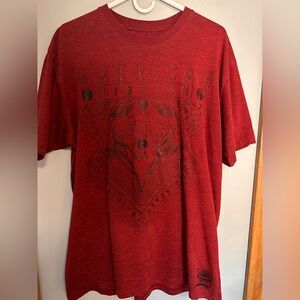 American Fighter Red Graphic T-Shirt